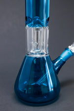 10" Teal Single Percolator Bong w/ Ice Catcher