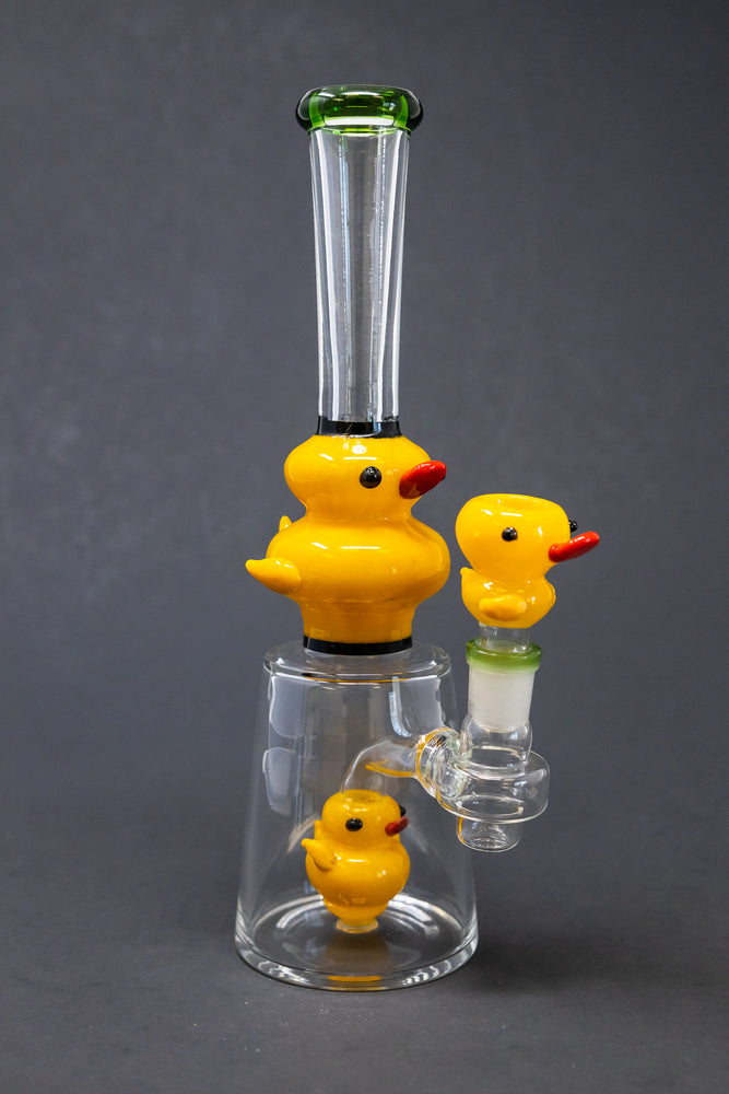 9" Duck Percolator Bong w/ Duck Bowl Pc
