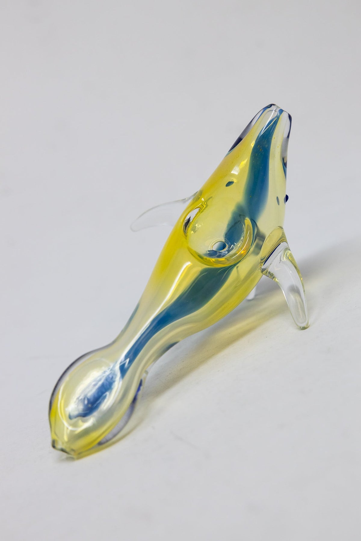 5" Blue Dolphin Glass Hand Pipe StonedGenie.com