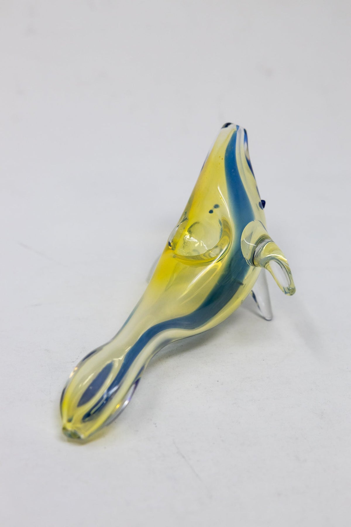 5" Blue Dolphin Glass Hand Pipe StonedGenie.com