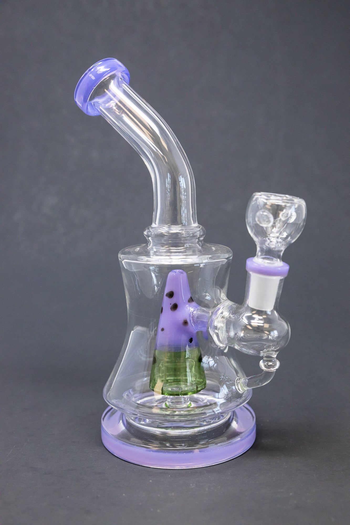 7" Purple Watermelon Percolator Bong