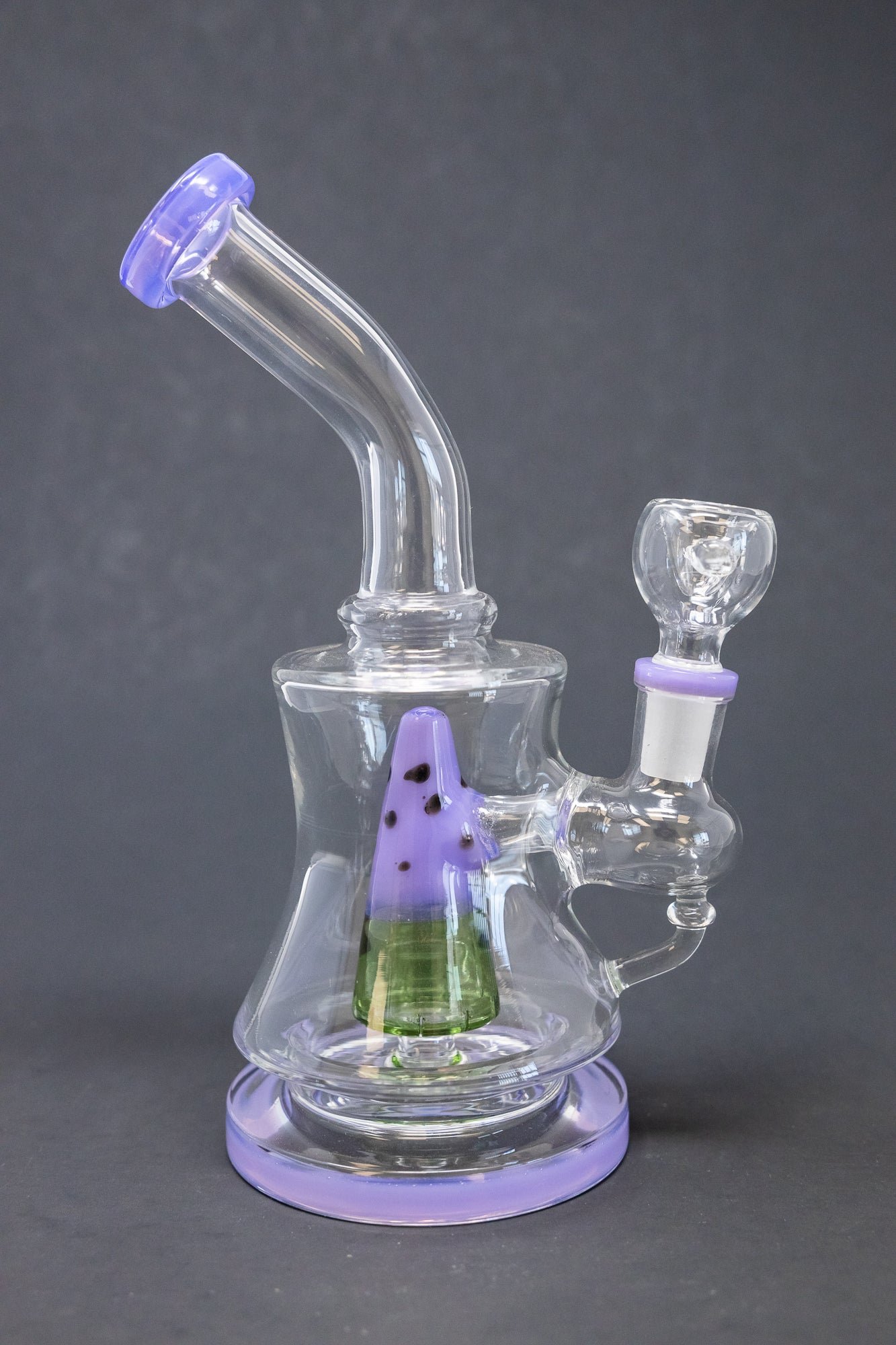 7" Purple Watermelon Percolator Bong