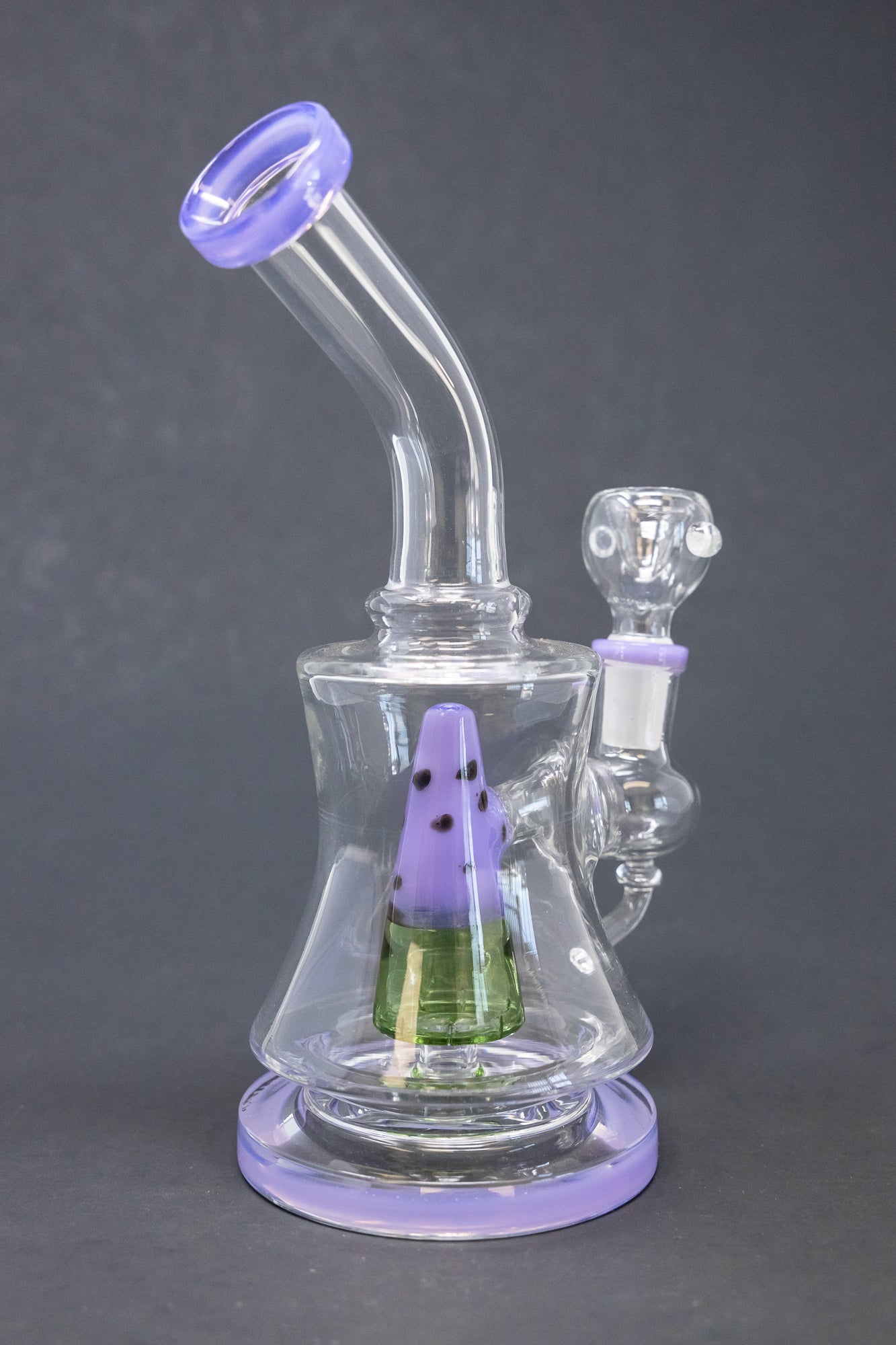 7" Purple Watermelon Percolator Bong