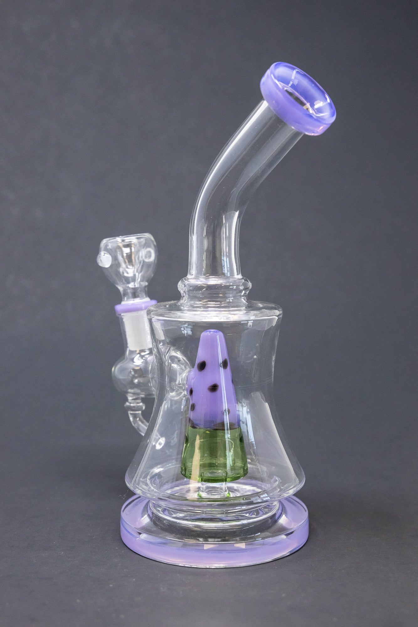 7" Purple Watermelon Percolator Bong