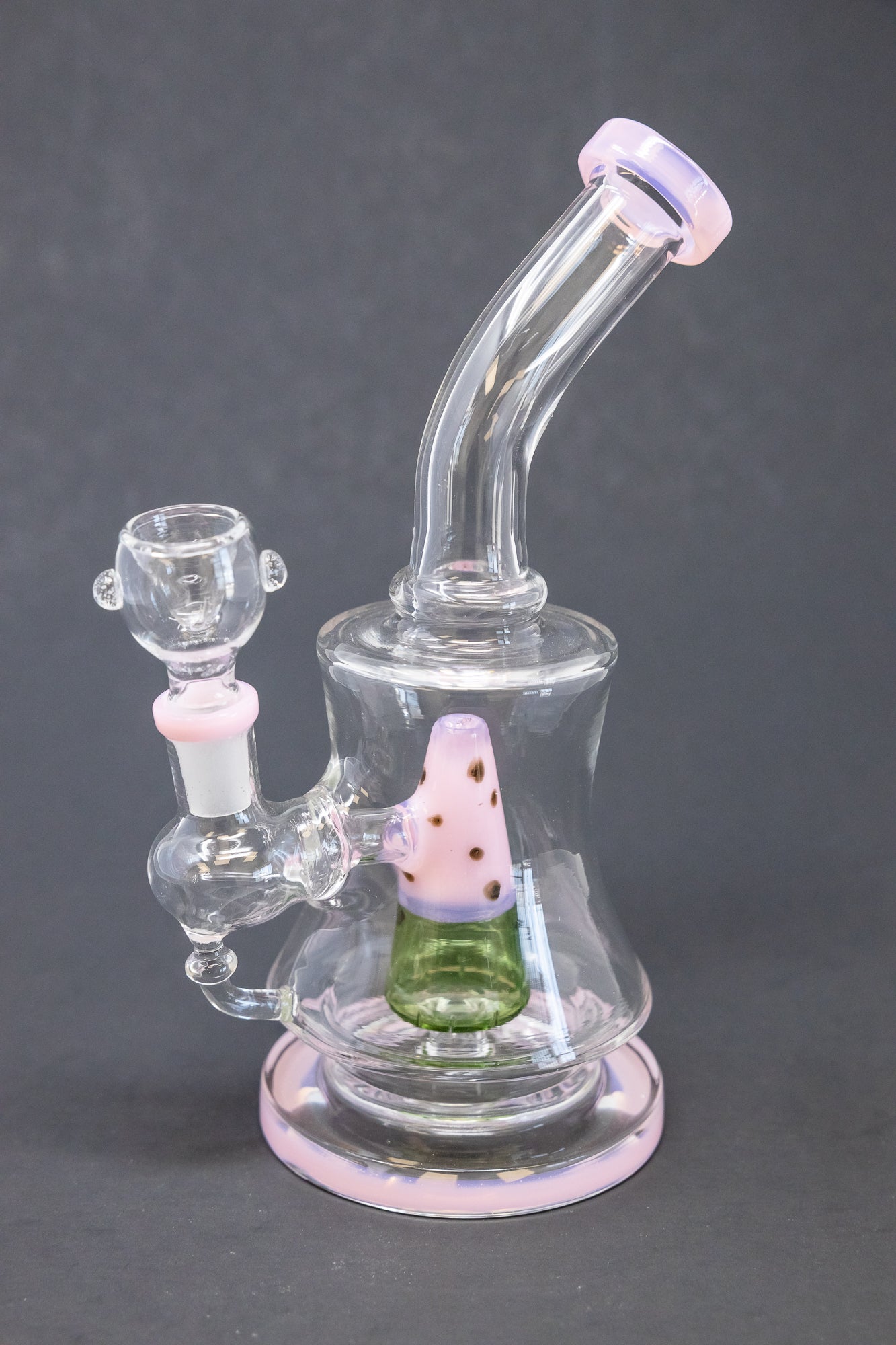 7" Pink Watermelon Percolator Bong