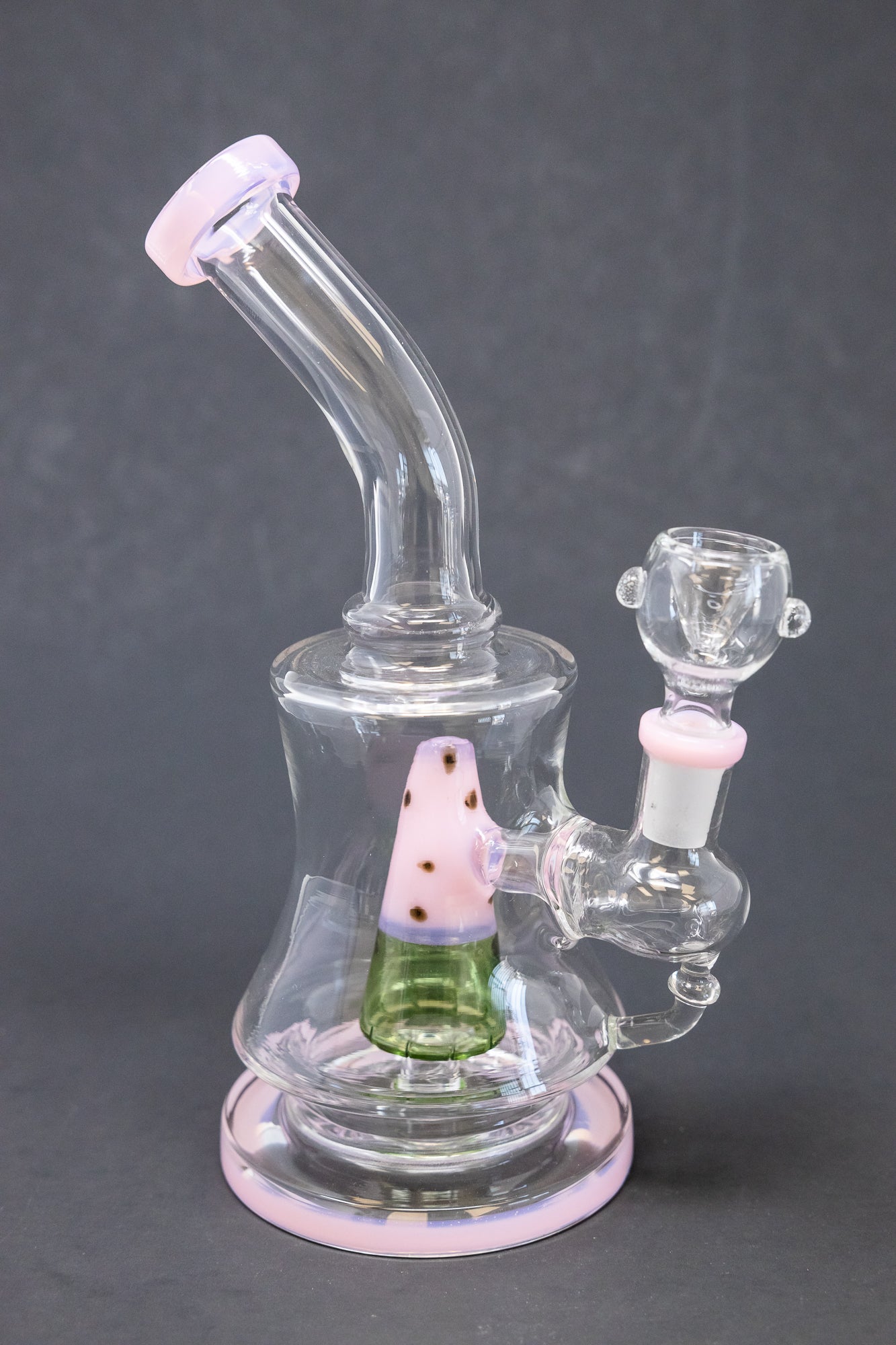 7" Pink Watermelon Percolator Bong