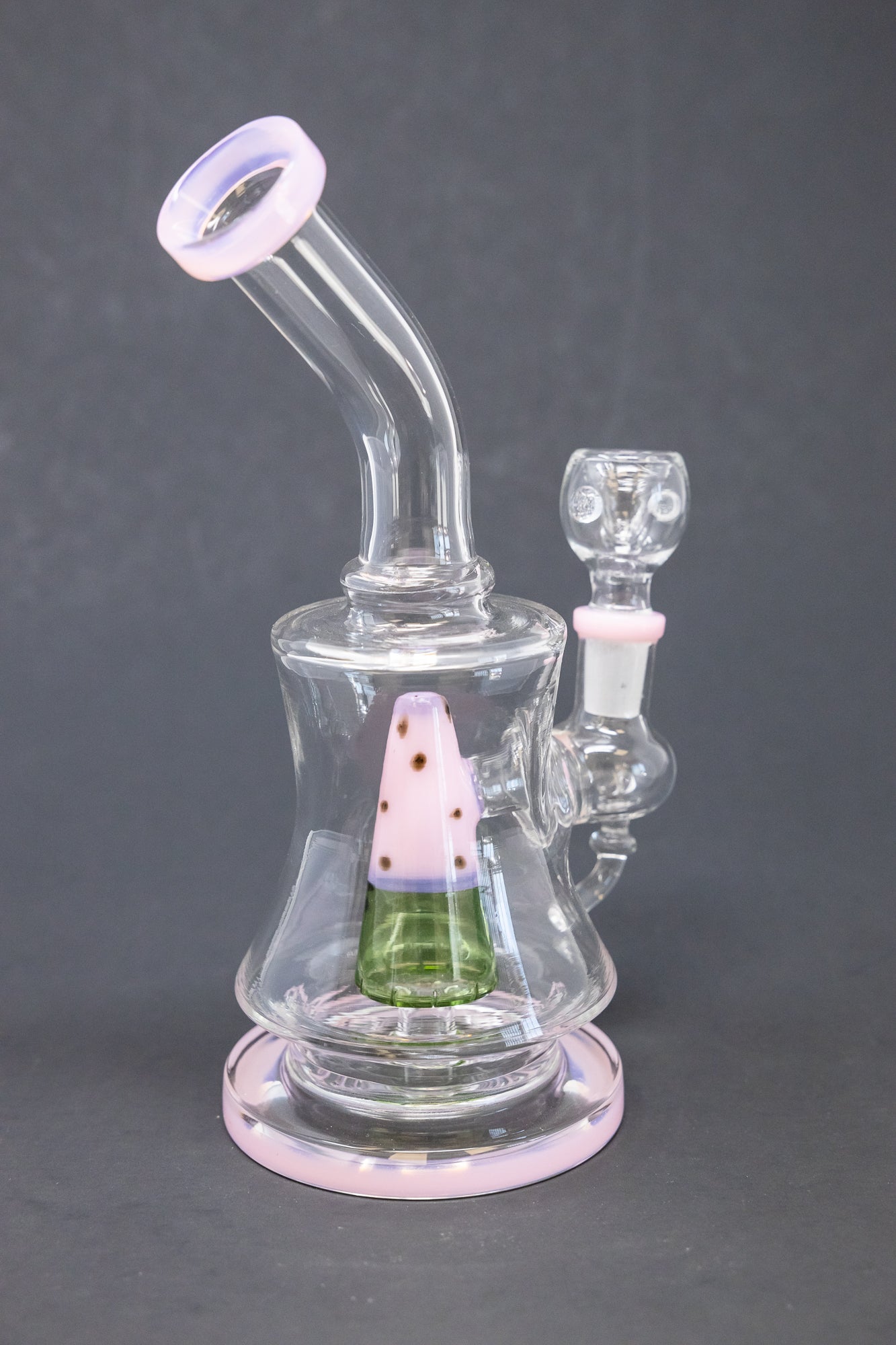 7" Pink Watermelon Percolator Bong