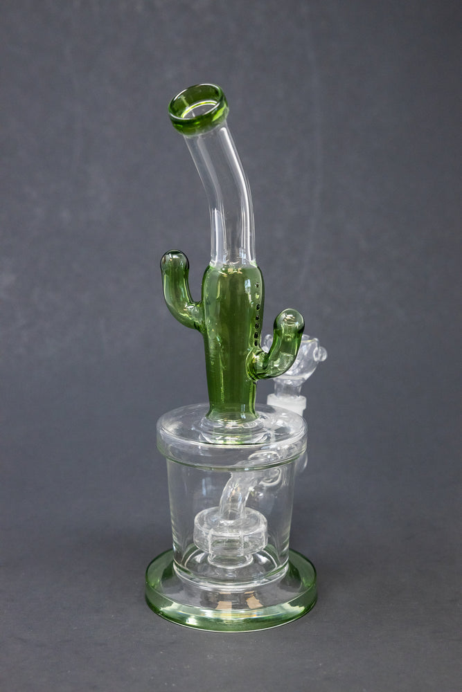 9" Cactus Shower Bend Bong