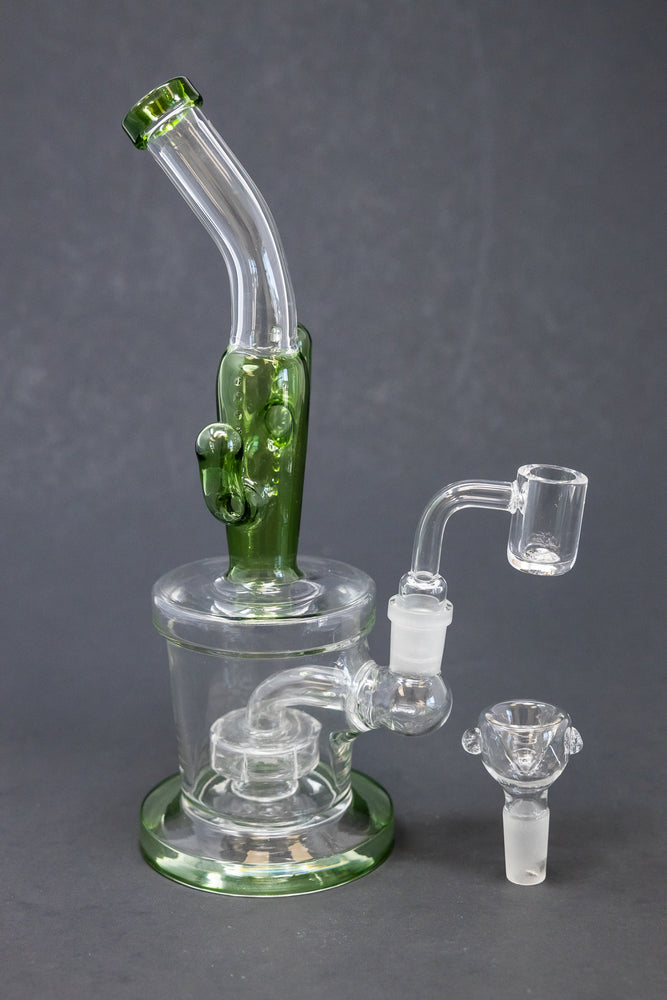 9" Cactus Shower Bend Dab Rig