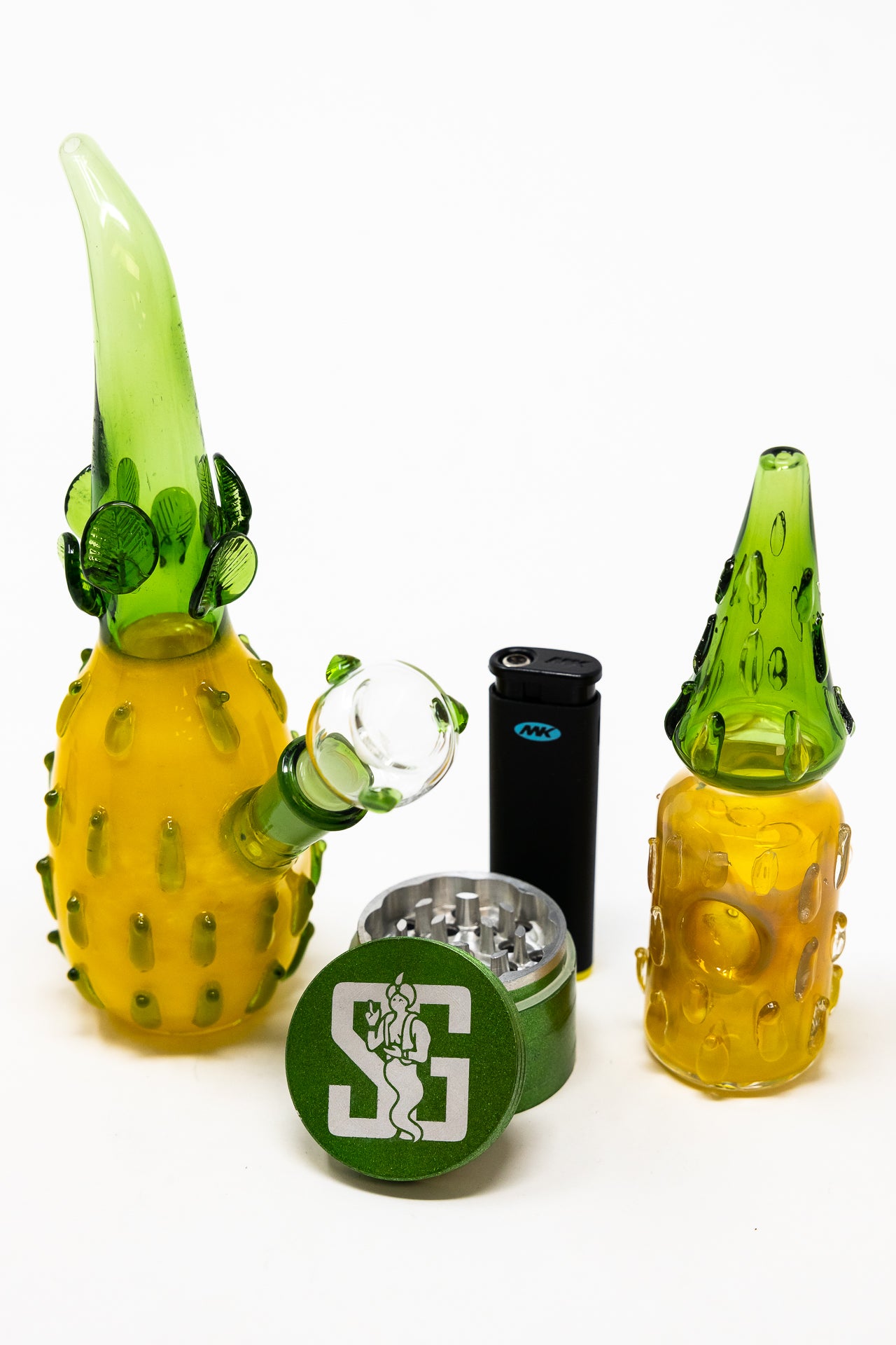5" Pineapple Bong Combo