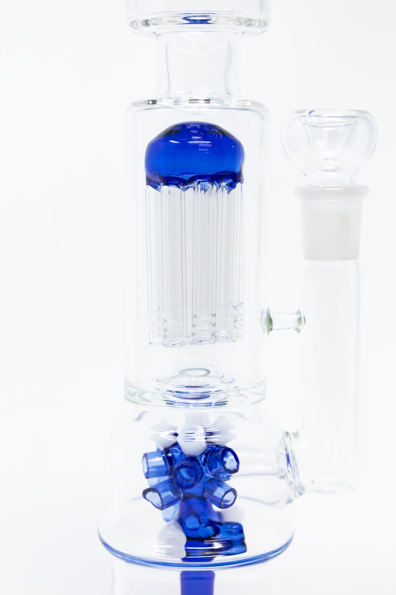 16" Blue Tree & Corona Percolator Bong