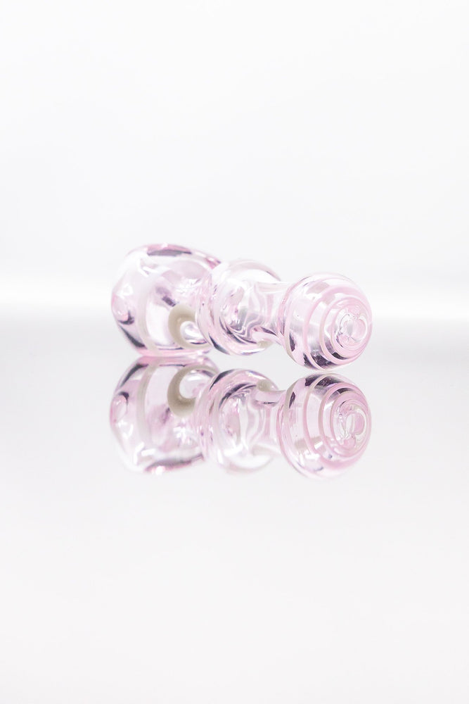 3.5" Pink Zig Zag Hand Pipe