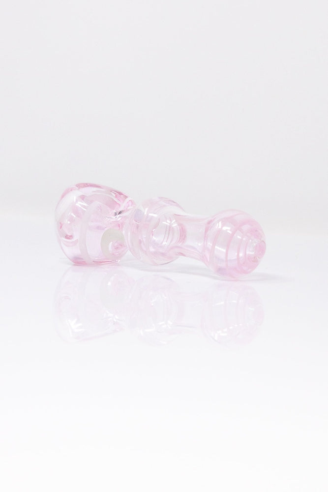 3.5" Pink Zig Zag Hand Pipe