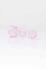 White Smoke 4" Pink Zig Zag Hand Pipe StonedGenie.com Glass Pipes