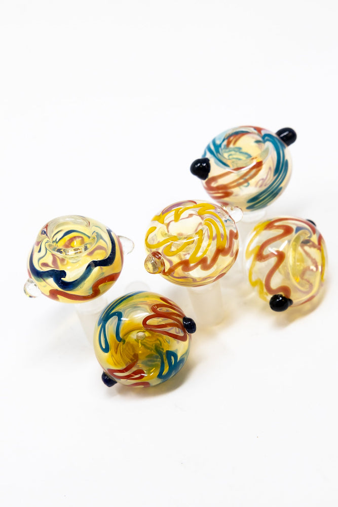 14mm Fumed Swirl Bowl Piece