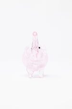 White Smoke 3" Pink Elephant Swirl Glass Hand Smoking Pipe StonedGenie.com Glass Pipes