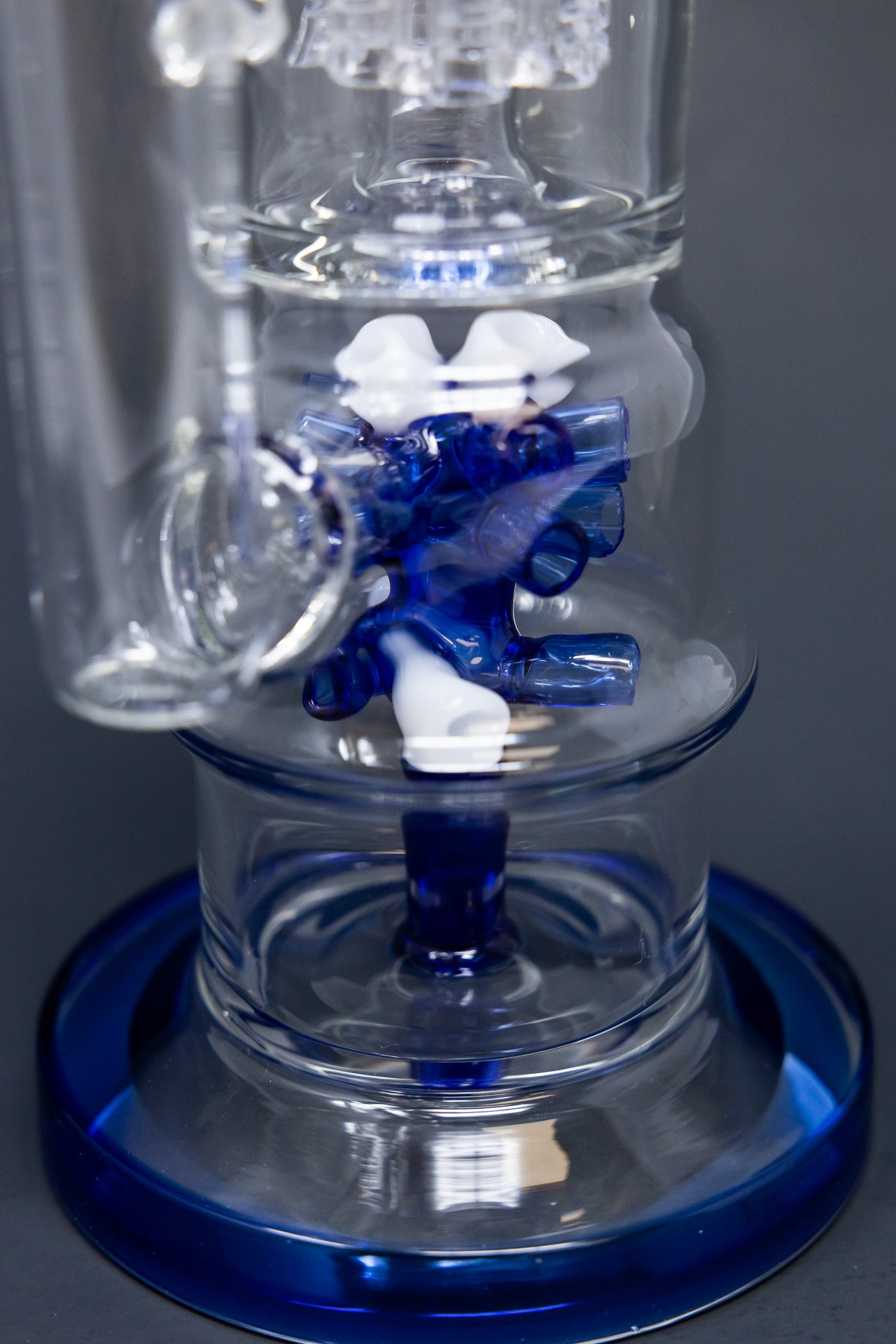 16" Blue Tree & Corona Percolator Bong
