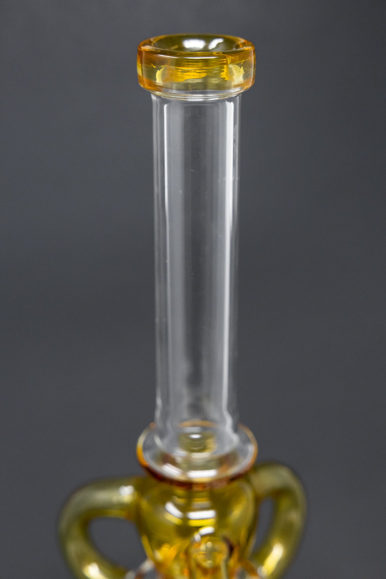 16" Amber Recycler Bong w/ Percolator