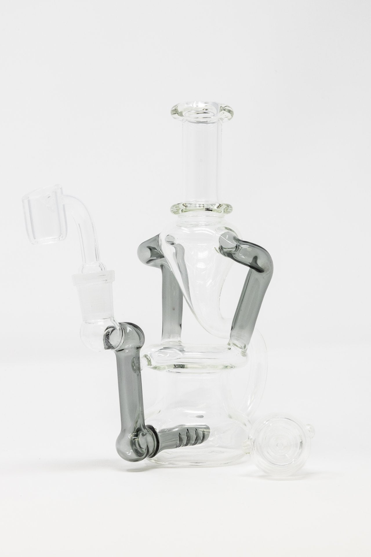7" Colored Joint Recycler Dab Rig StonedGenie.com