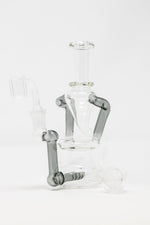 7" Colored Joint Recycler Dab Rig