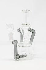 7" Colored Joint Recycler Dab Rig