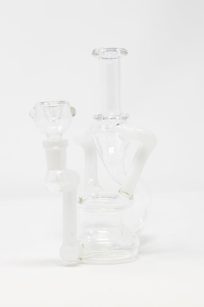 7" Colored Joint Recycler Dab Rig