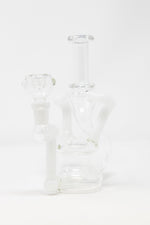 7" Colored Joint Recycler Dab Rig