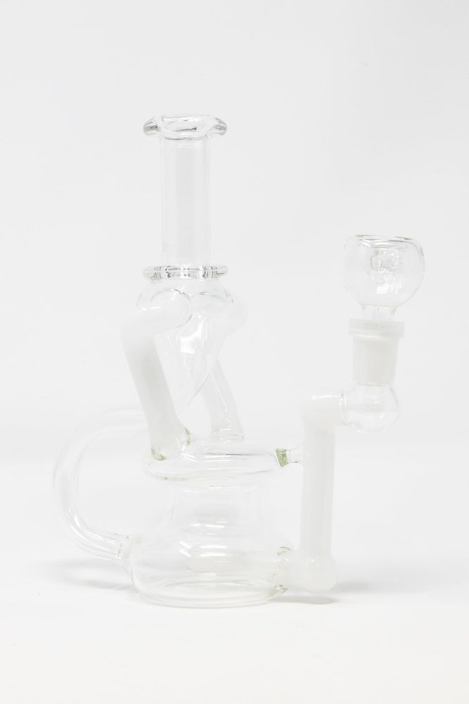 7" Colored Joint Recycler Dab Rig