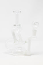 7" Colored Joint Recycler Dab Rig