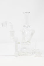 7" Colored Joint Recycler Dab Rig