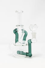 Dim Gray 6" Recycler Dab Rig StonedGenie.com Dab rig