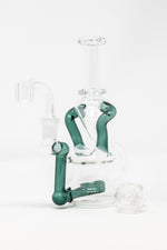 Dim Gray 6" Recycler Dab Rig StonedGenie.com Dab rig