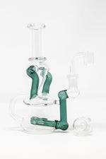 7" Colored Joint Recycler Dab Rig