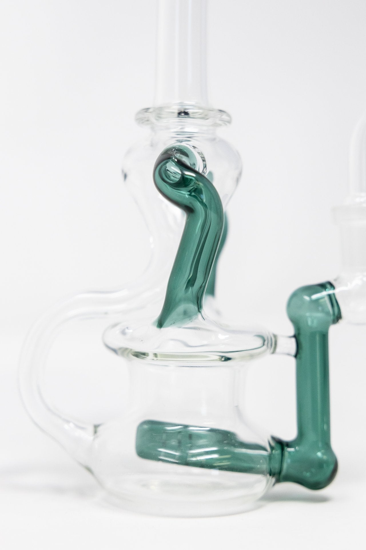 7" Colored Joint Recycler Dab Rig StonedGenie.com
