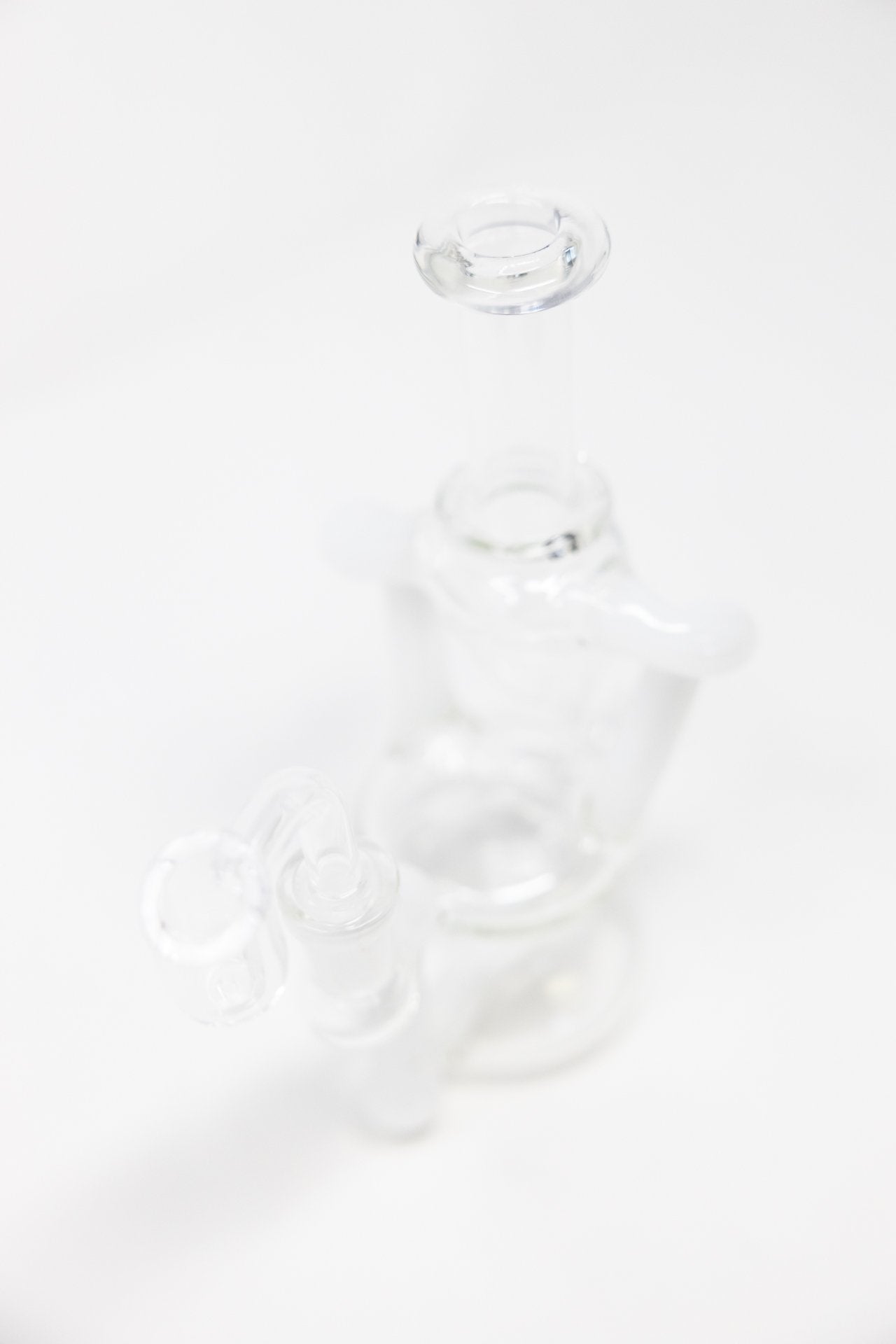 Lavender 6" Recycler Dab Rig StonedGenie.com Dab rig