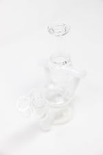 7" Colored Joint Recycler Dab Rig