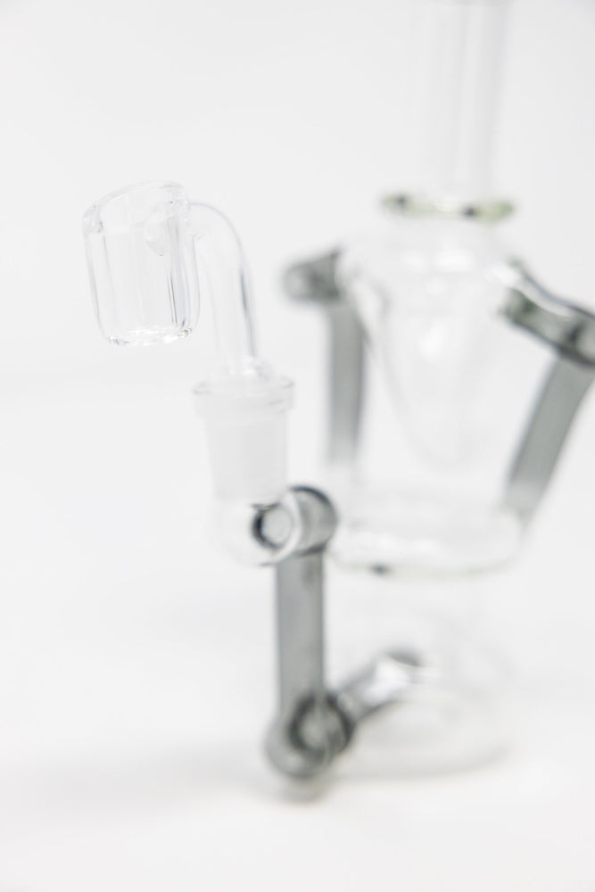 7" Colored Joint Recycler Dab Rig