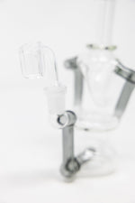 7" Colored Joint Recycler Dab Rig