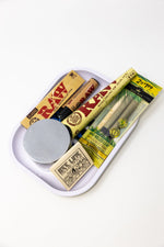 Gray Stoned Genie Rolling Tray Combo Set