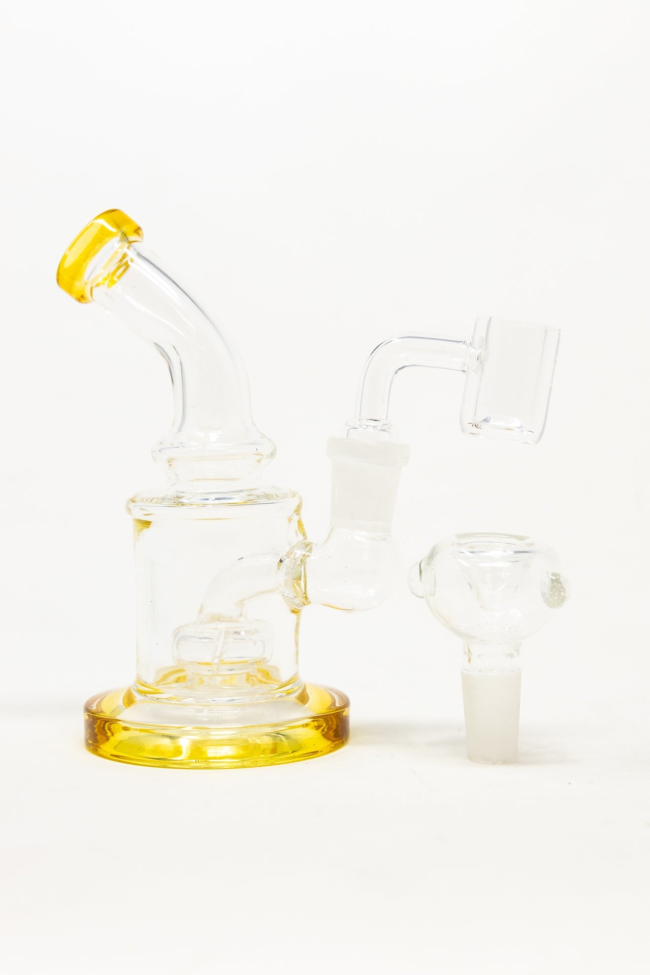 4" Shower Bend Dab Rig StonedGenie.com