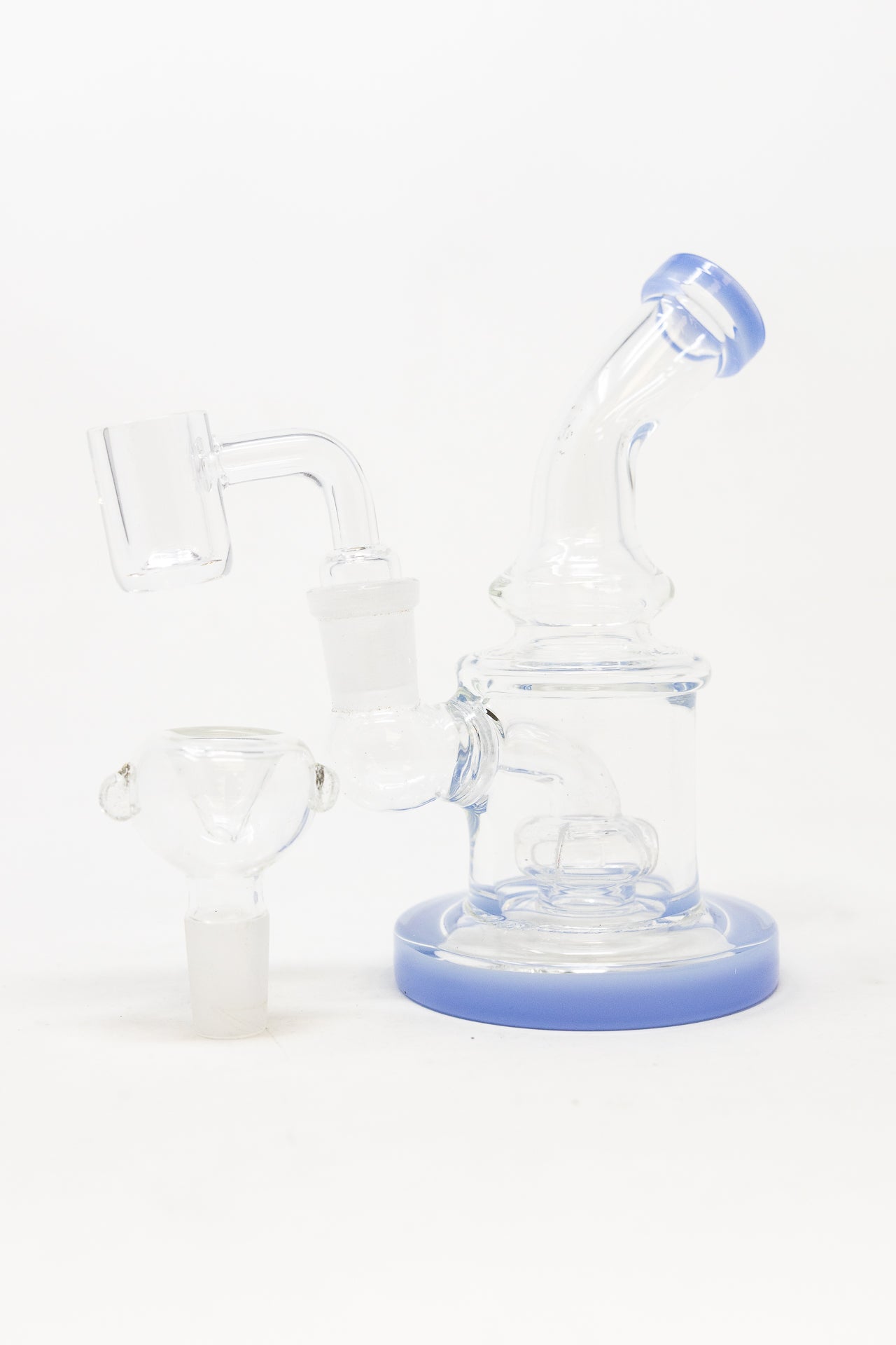 4" Shower Bend Dab Rig StonedGenie.com