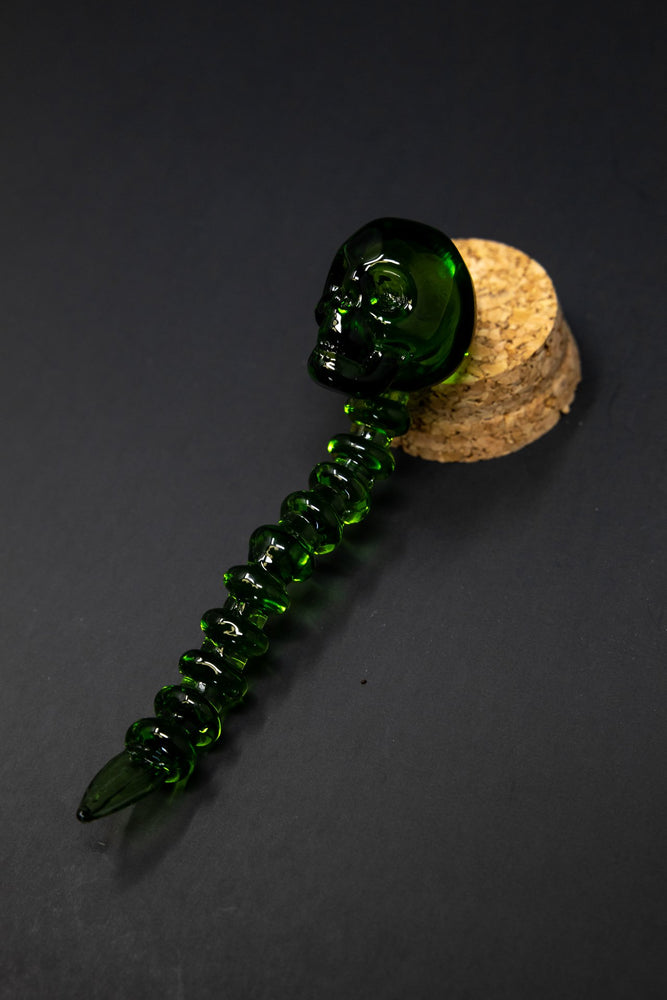 Dark Slate Gray Skull Head Dab Tool StonedGenie.com Accessories