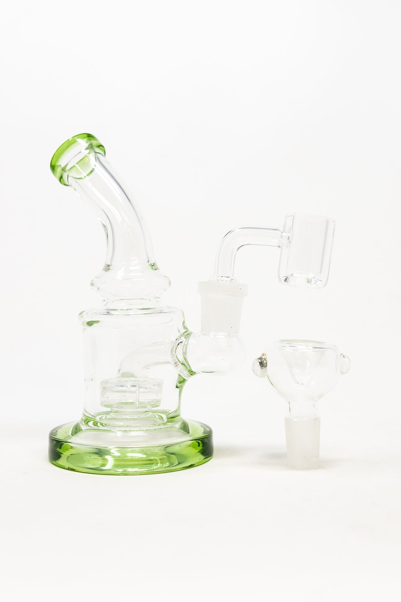 4" Shower Bend Dab Rig StonedGenie.com