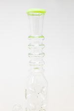 16" Slime Green Jellyfish Honeycomb Bong