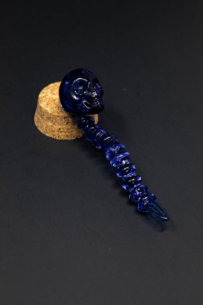 Dark Slate Gray Skull Head Dab Tool StonedGenie.com Accessories