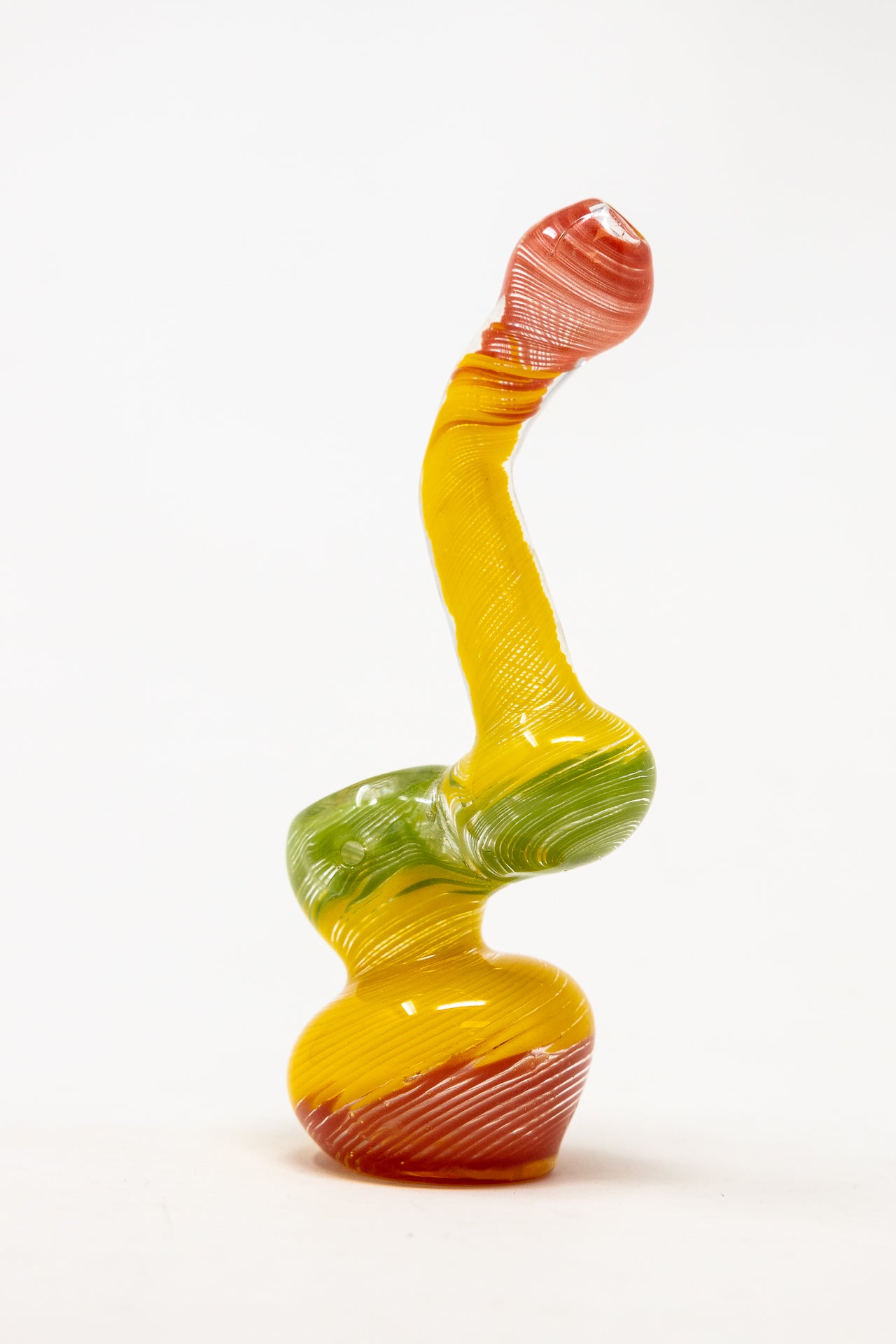 5" Rasta Swirl Bubbler