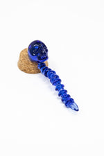 Royal Blue Skull Head Dab Tool StonedGenie.com Accessories