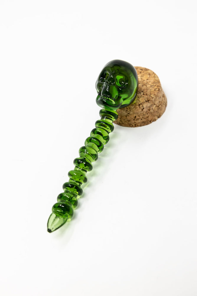 Dark Khaki Skull Head Dab Tool Accessories