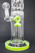 16" Slime Green Jellyfish Honeycomb Bong