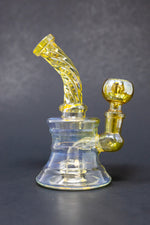 6" Fumed Twisted Shower Bend Bong